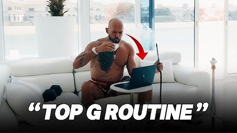 Andrew Tate’s NEW $1B MORNING ROUTINE IN DUBAI