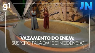Suspeito de vazamento do Enem diz que foi “coincidência”