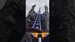 The Quest Has A Spike Inside A Turret! 🎢 ##emeraldpark #rollercoaster #shorts