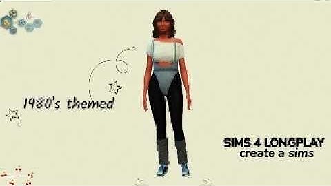 create an 80’s inspired family with me for my savefile 🧑‍🧑‍🧒‍🧒 | the sims 4 : longplay w commentary