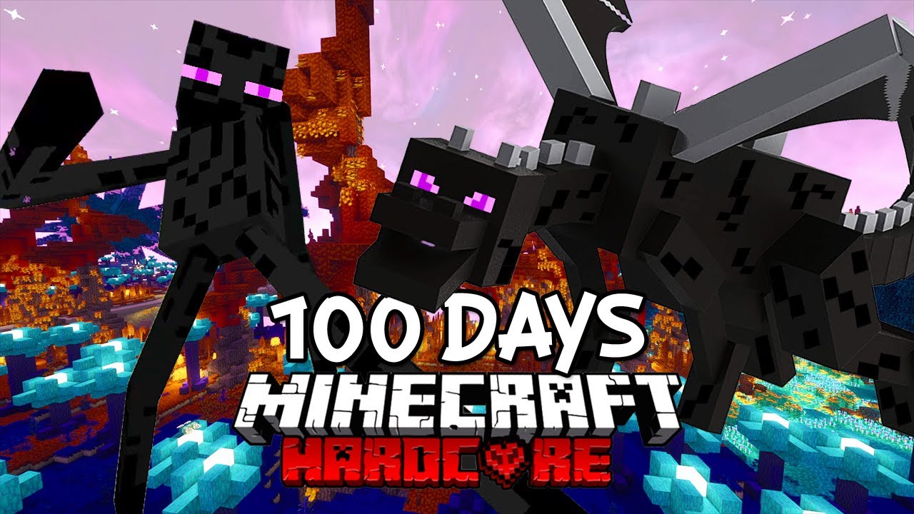 I Survived 100 Days in Hardcore Minecraft in a MODDED END ONLY World ...