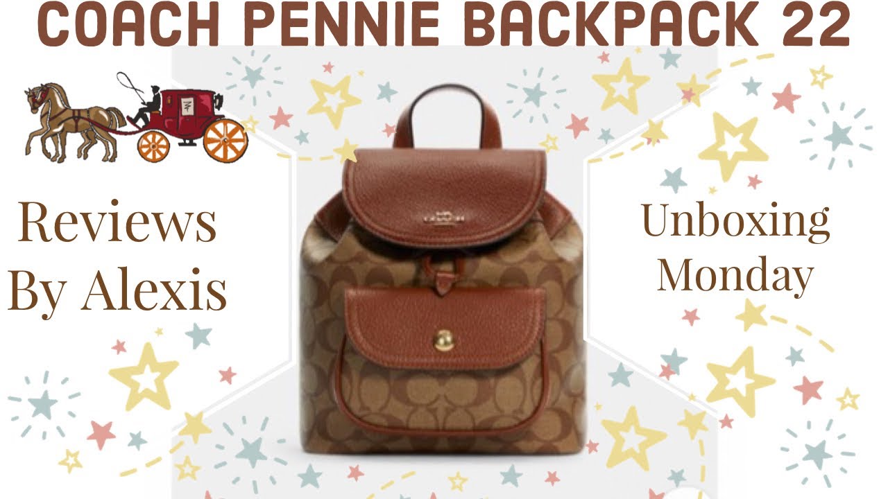 COACH, Pennie Backpack 22, Unboxing Monday