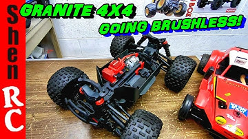 ARRMA GRANITE 4X4 BRUSHLESS UPGRADE CONVERSION