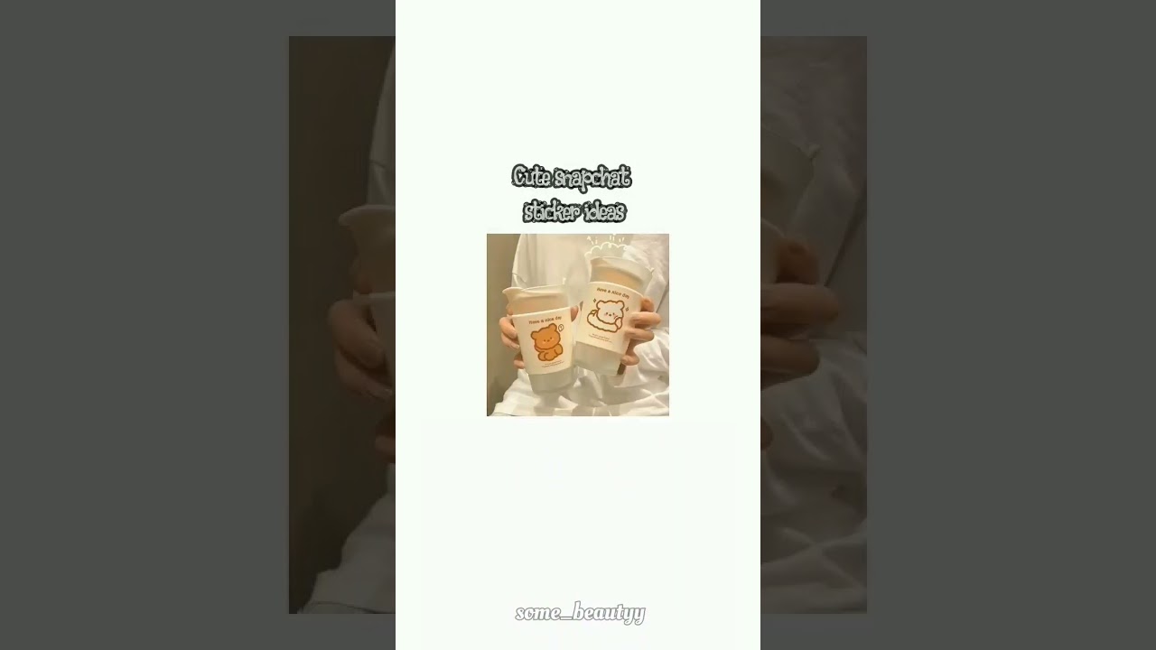 cute Snapchat sticker ideas