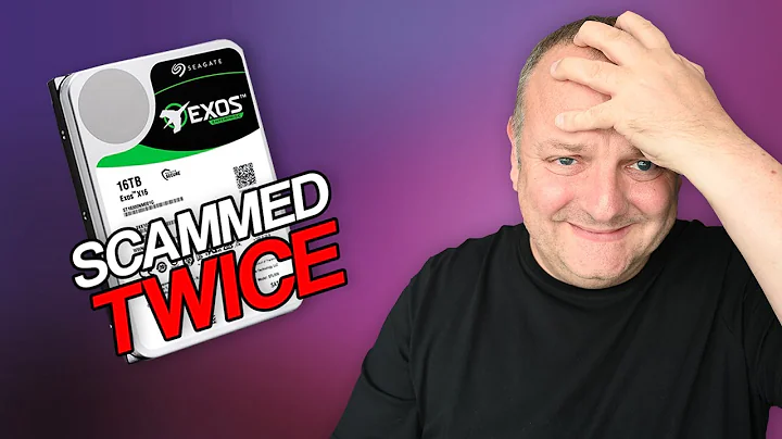 I've been scammed TWICE buying REFURBISHED and NEW Seagate EXOS Drives