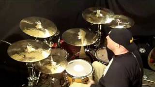 Video thumbnail of "2011 Here We Go (STEELERS) Drum Cover [Dean Minerva]"