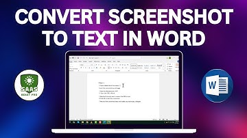How to Convert Screenshot to Text in Word - Full Guide (2025)