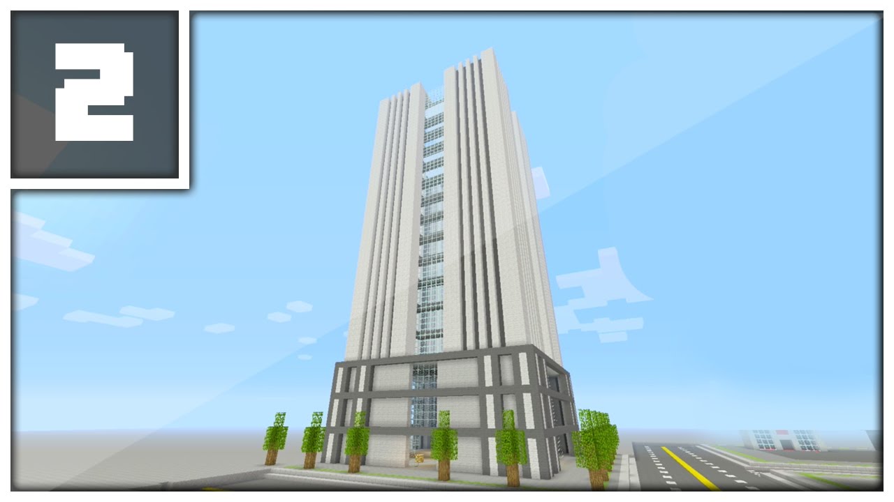 Minecraft Modern Office Building Tutorial 2 Xbox/Playstation/PE/PC