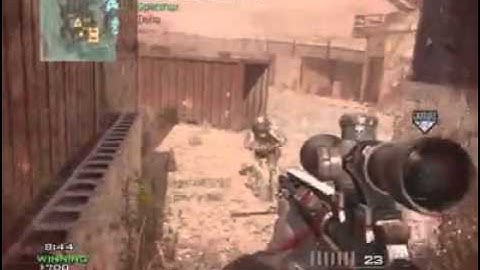 modern warfare 3 double kill no scope of tac respawn
