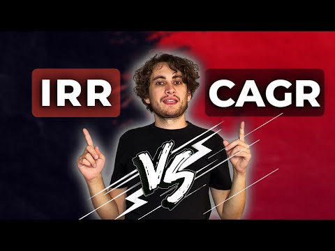 INVESTMENT VALUATION CAGR Vs IRR Calculation And Differences