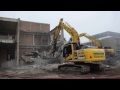 Komatsu HB 215LC-2 Hybrid demolition excavator, Van der Bel Sloopwerken