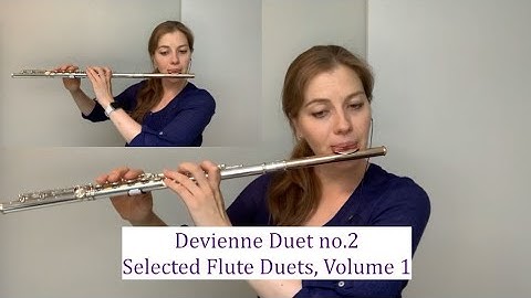 Flute Duet: Devienne Flute Duet no.2 from Selected Flute Duets