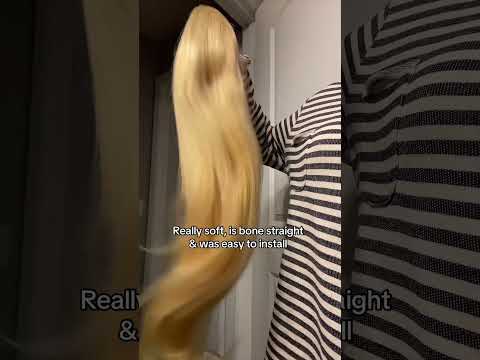 So Pretty~💕Thanks sharing this blonde wig install video 28inches=$179 #shorts #tunefulhair