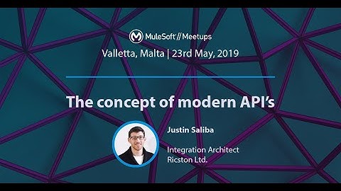 Justin Saliba. The concept of modern API