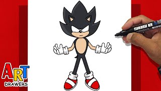 Mugi Draws Dark Super Sonic — Weasyl