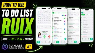 Best To Do List App for Daily Planning | To Do List RUIX Tutorial #1 screenshot 1