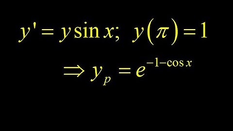 Verify the general solution of  y