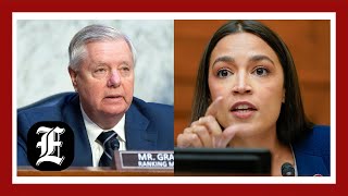 Israel war: AOC blasts Lindsey Graham for using 'textbook rhetoric of ethnic cleansing'
