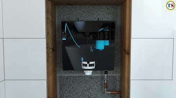 Viva Skylo Compact Univeral Concealed Cistern Bottom or Side Entry | Item 53849