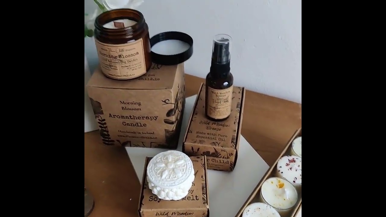Flower Child Irish Home Fragrance | Hand‑Poured Soy Candles, Diffusers & Wax Melts 🕯️🇮🇪