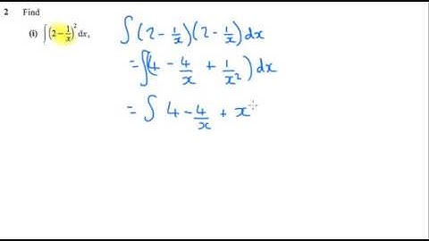 OCR C3 June 2016 q2i - A2 Maths - Integrating functions in the form f(ax+b)