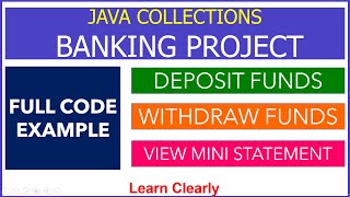 Java Project For Beginners | Java Banking System Project