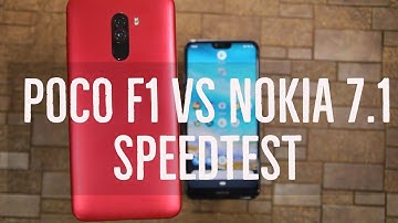 Nokia 7.1 vs Poco F1 Speed Test, Multitasking Comparison