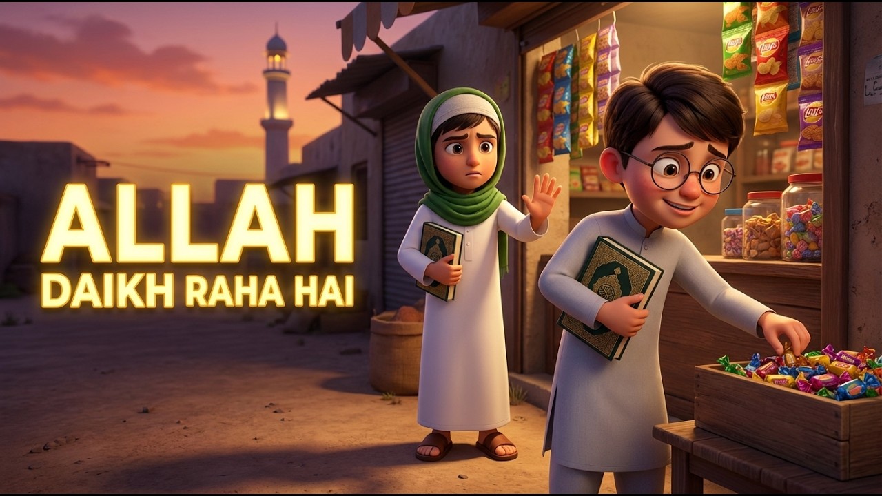 Allah Daikh Raha Hai | ایمان اور قرآن کا ساتھ | Islamic Moral Story ...