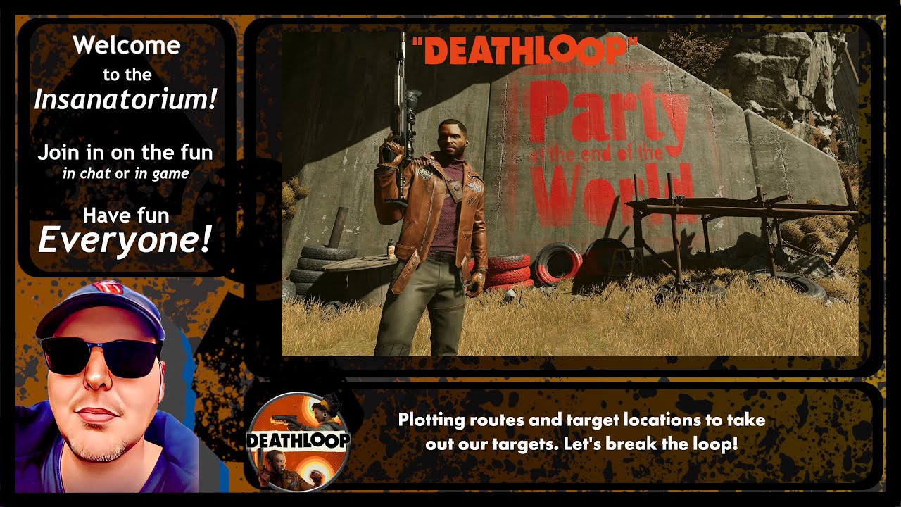 Deathloop: Plotting routes and target locations to take out our targets. Let's break the loop!