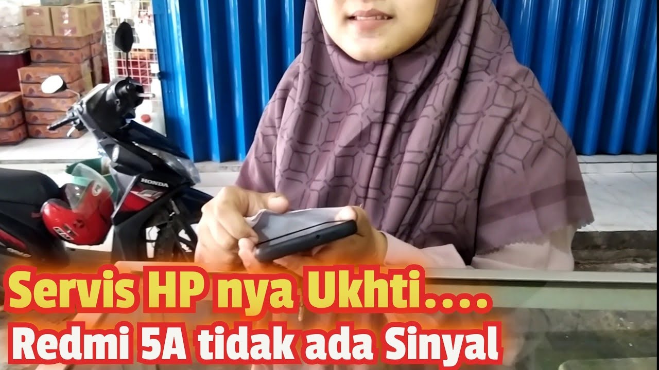 Servis HP Redmi 5A tidak ada sinyal efek jatuh