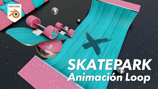 Blender 3D - Skatepark Loop - Animación en Bucle - EEVEE by Jose Humberto Ramirez 1,630 views 2 years ago 25 seconds