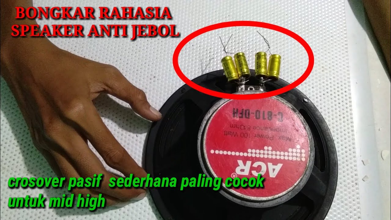 Cara Sambung Speaker 8 In Mid High Anti Jebol Youtube