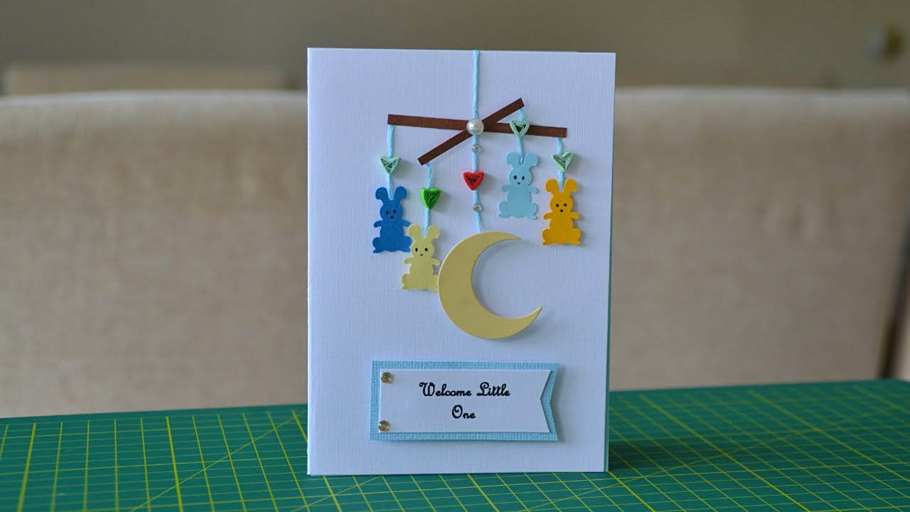 EASY Welcome Baby Card 10 Minutes DIY Card For Newborn Baby Step By EASY Welcome Baby Card 10 Minutes DIY Card For Newborn Baby Step By