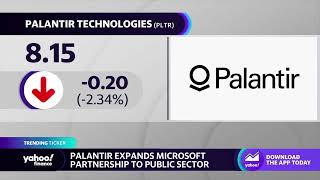 Palantir stock declines following expansion of Microsoft partnership