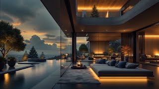 Celebrity Chill Jazz by the Sunset 🌅 Modern Living Room with Cozy Ambience Net Worth