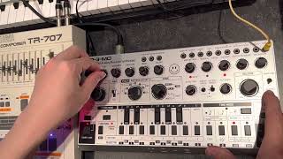 TD-3-MO + TR-707 mod