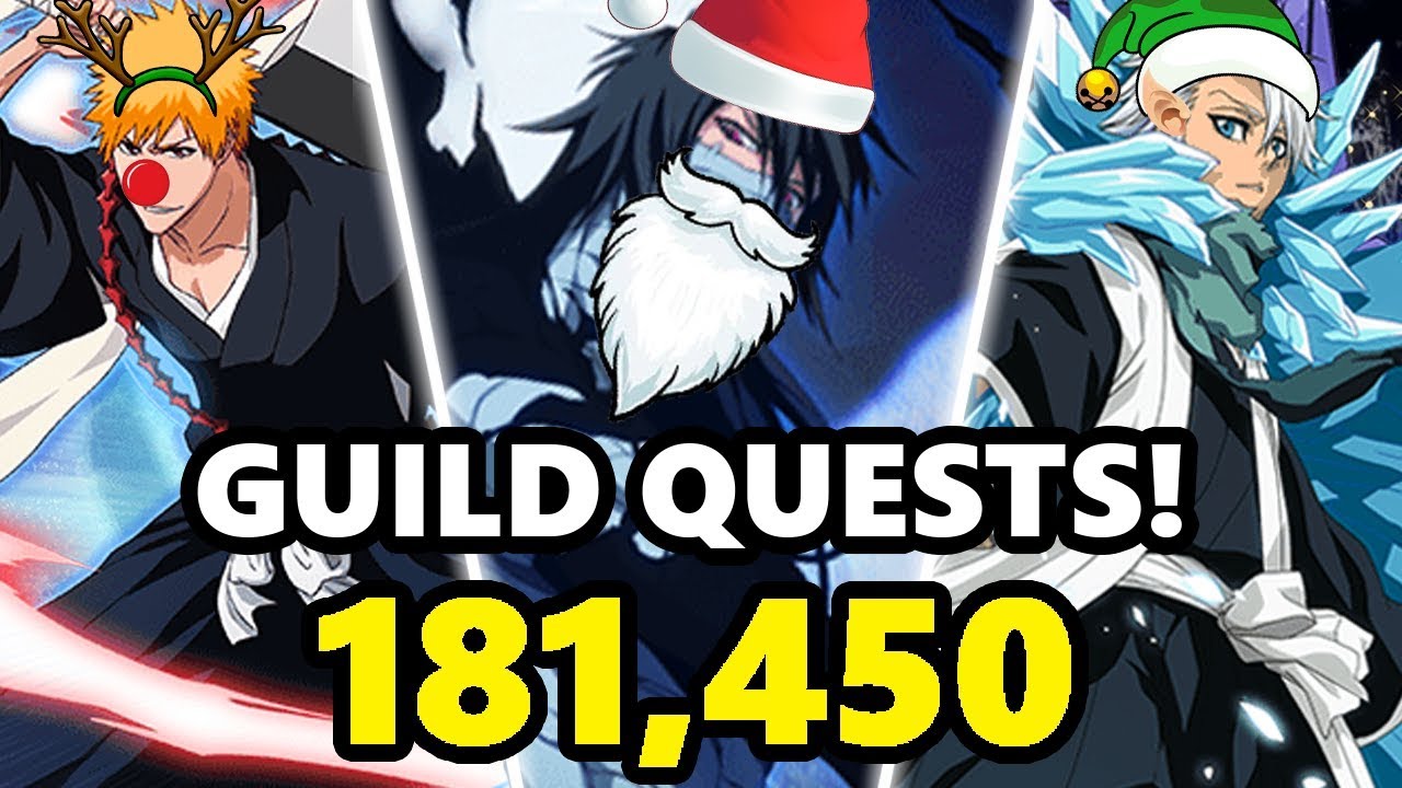 Bleach Brave Souls: Guild Quests! (Mugetsu ft. Belief Toshiro/TT Ichigo - 181K) [12/25 - 12/29]