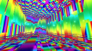4K #Rainbow Arcade Room - Gaming Design Moving Background #AAVFX
