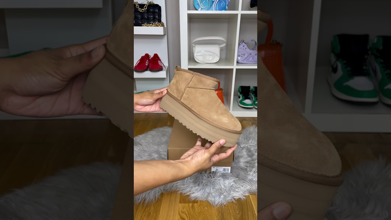 Ultra mini platform uggs unboxing 🧸 