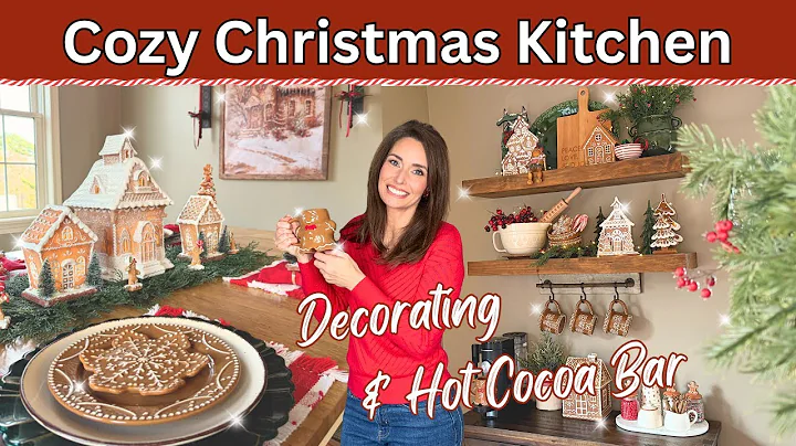 Cozy Christmas Kitchen + Hot Cocoa Bar | 2025 Holiday Decorating