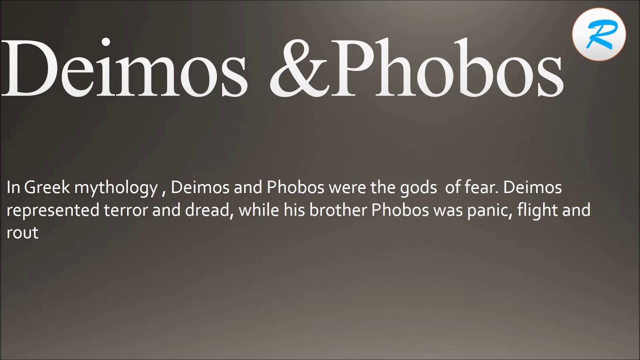 How to pronounce DEIMOS & PHOBOS - YouTube