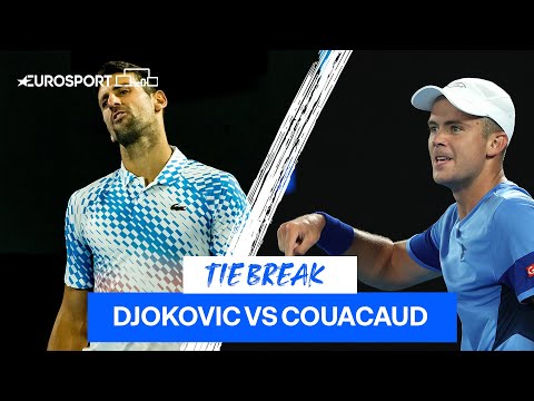 World number 191 Couacaud claims second set over Djokovic at Australian Open | Eurosport Tennis