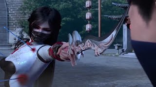 Lady Ah Qi sacrificing herself to save Wang Sheng from Carp Reborn (Yuan Long) season 2 episode 5