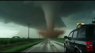 Tornado Timelapse Over the Horizon | Endless Spinning Clouds