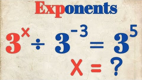 Mastering Exponential Equations: From Basics to Advanced Techniques🤗