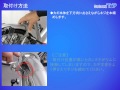リング錠の取付け方法（プッシュ式）