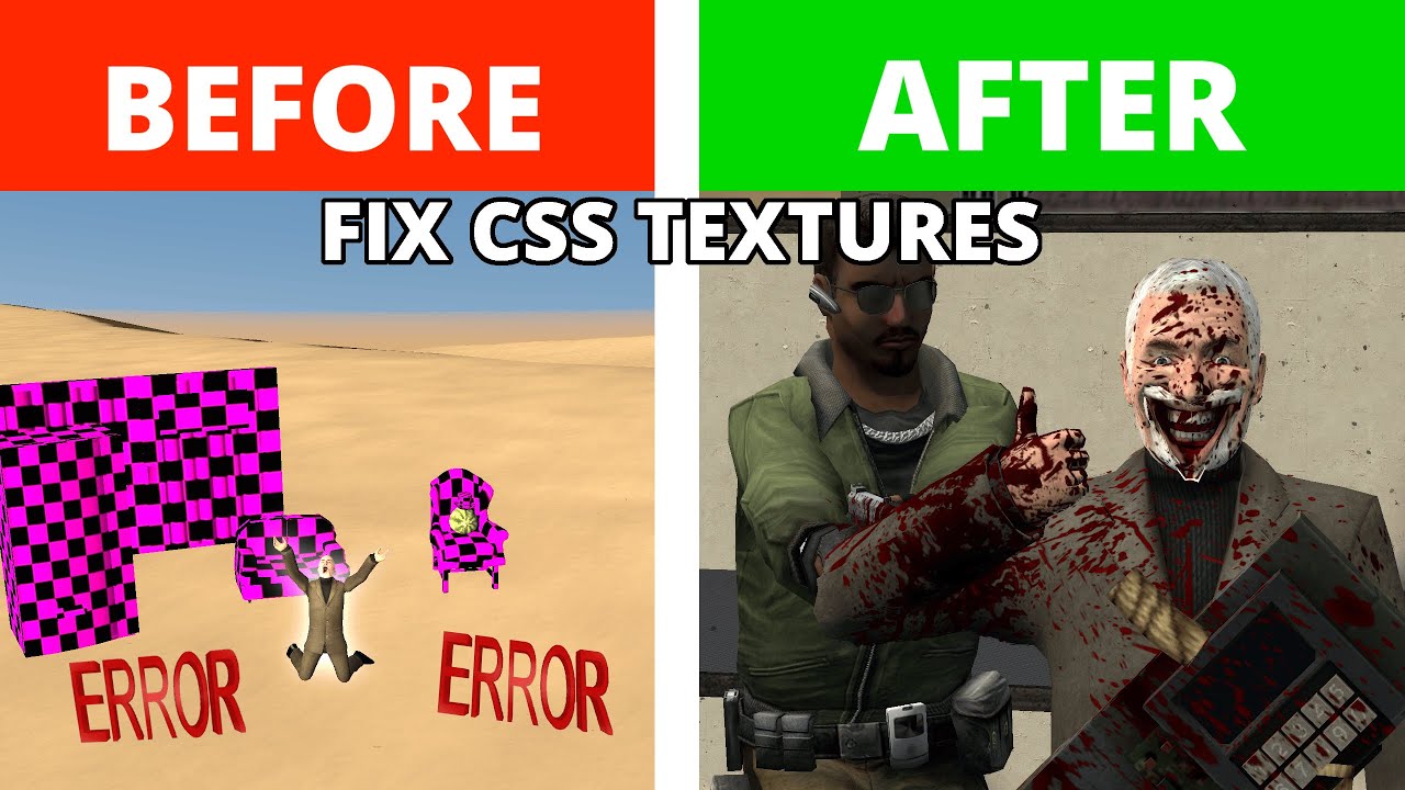 How To Fix Missing Textures in Garry`s Mod for FREE in 2023