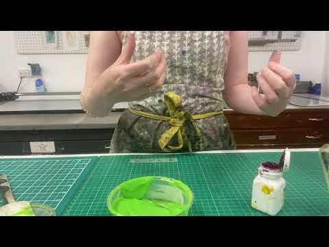 Mixing Your Own Screen Printing Inks for Fabric Using Pigment and