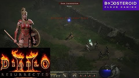 Diablo 2 Resurrected Gameplay #1 with Amazon Class on Boosteroid Cloud Gaming Platform