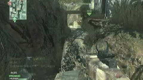 MW3: Mission: Team Defender: AC 130 Gameplay: 33-3